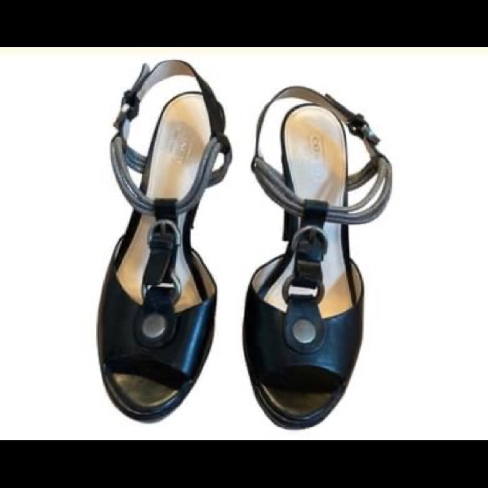 Coach slip on heels